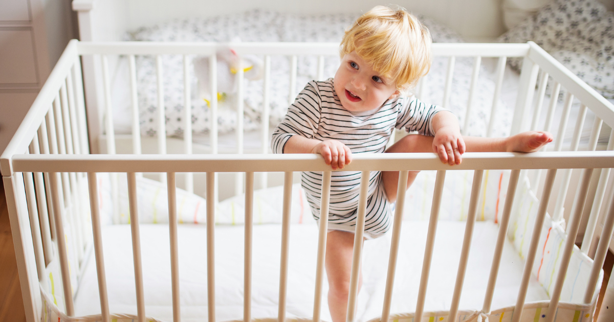 Climbing out of the Crib